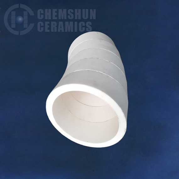 tubería curva forrado de cerámica industrial